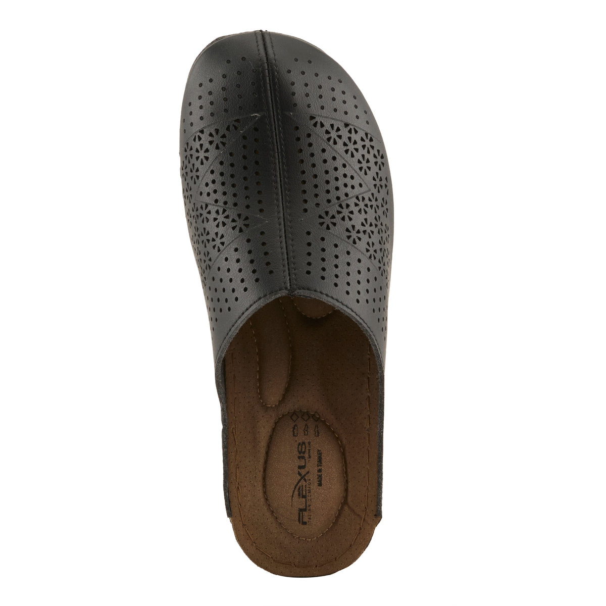 Flexus FLEXUS 151390 SANDAL sandal in black with flexible sole