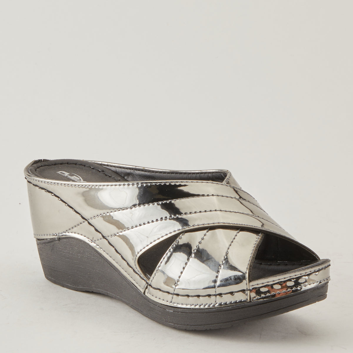 Flexus FLEXUS DESIREE COMFORT SANDAL - 170690 sandal in chrome with flexible sole