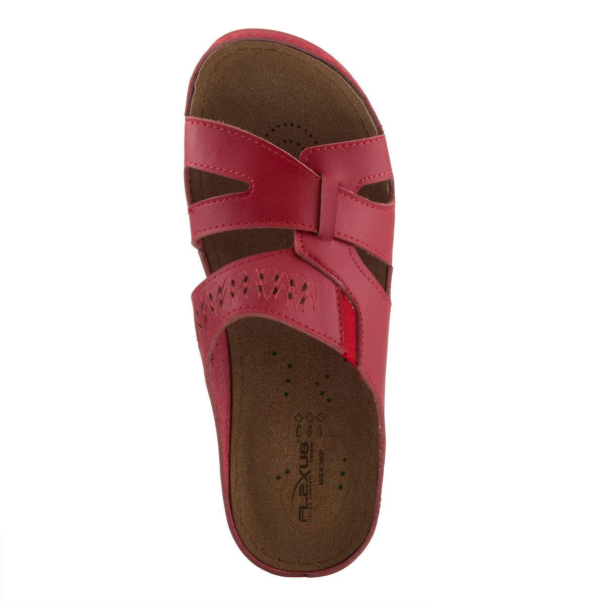 Flexus FLEXUS 3003 SANDAL sandal in red with flexible sole