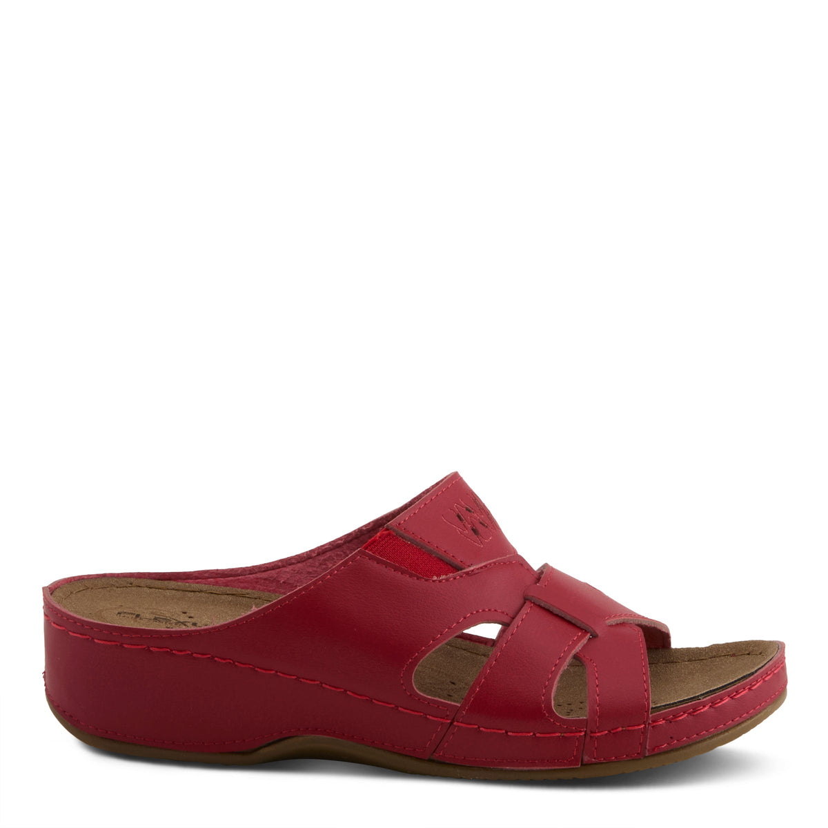 Flexus FLEXUS 3003 SANDAL sandal in red with flexible sole
