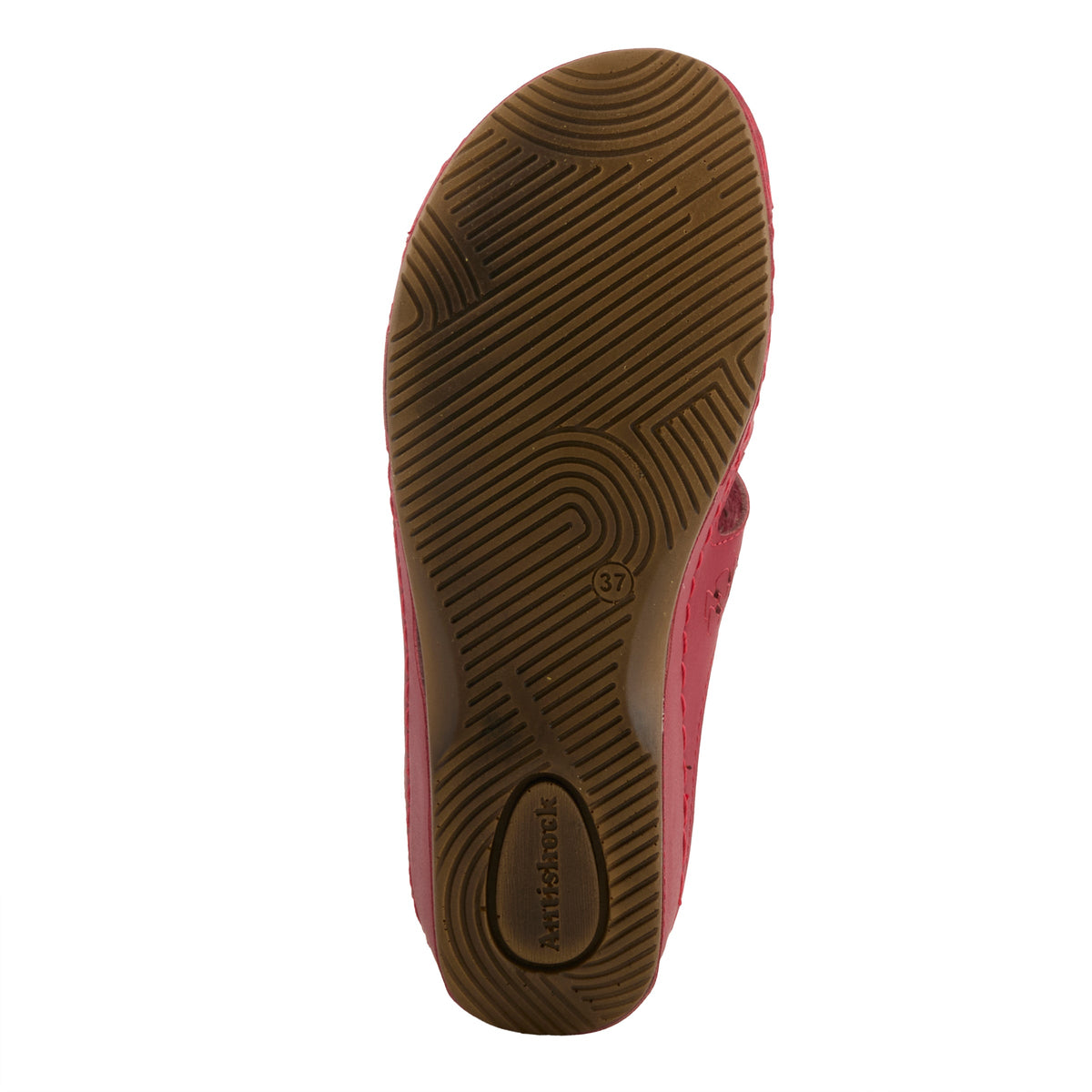 Flexus FLEXUS 3003 SANDAL sandal in red with flexible sole