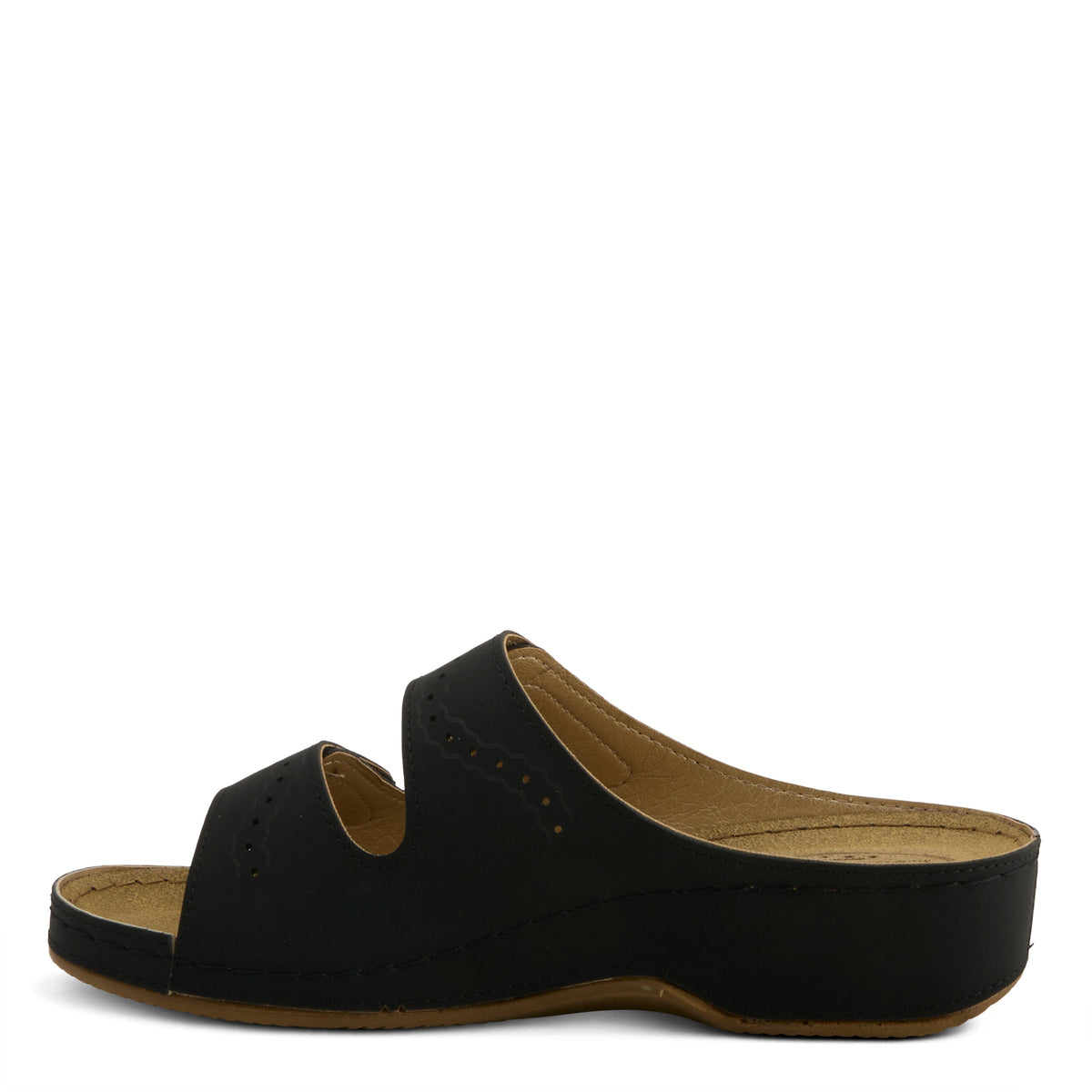 Flexus FLEXUS 3007 SANDAL sandal in black with flexible sole