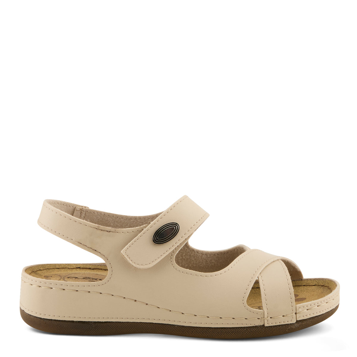 Flexus FLEXUS SEVILIO 5955 SANDAL sandal in white with flexible sole