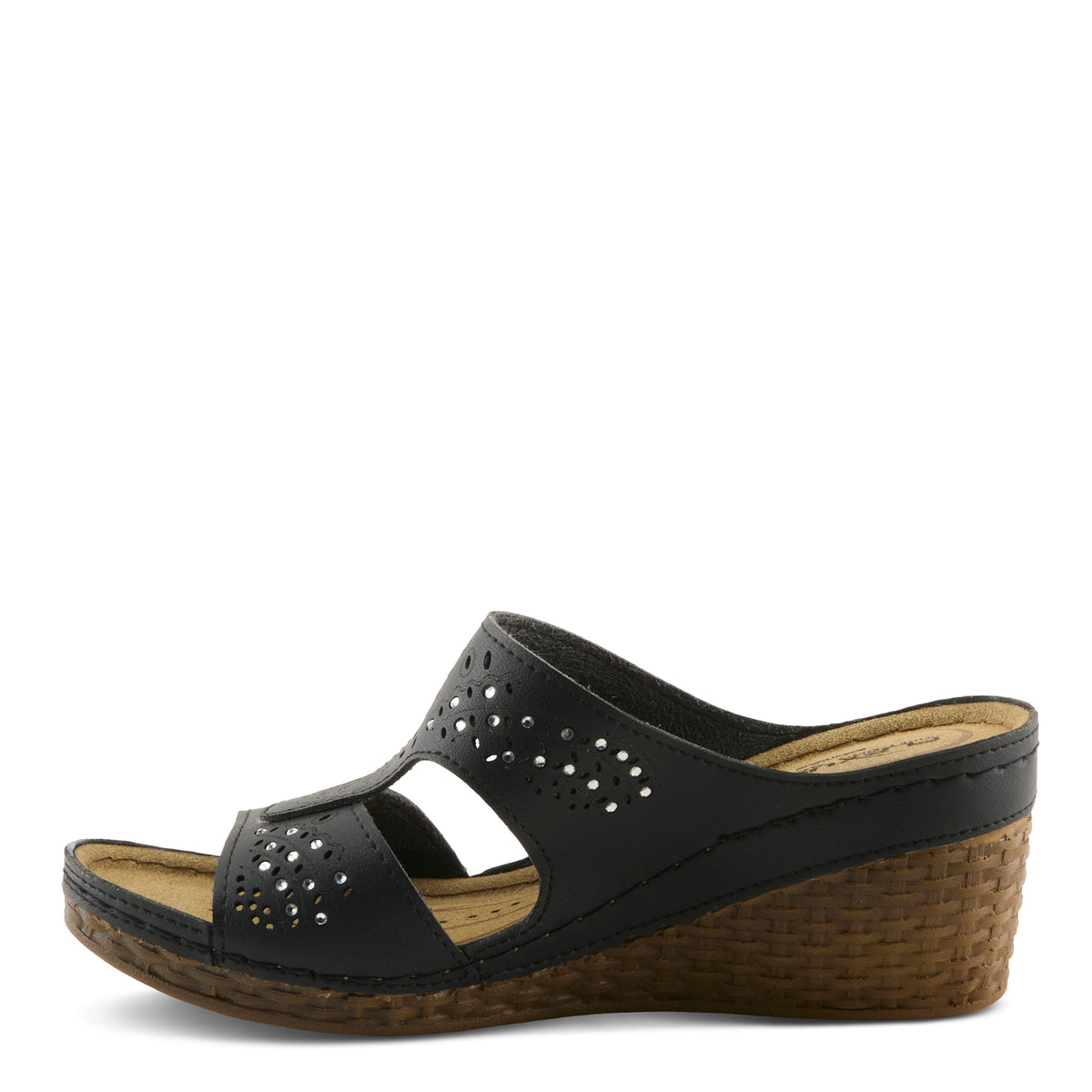 Flexus FLEXUS 9953 SANDAL sandal in black with flexible sole