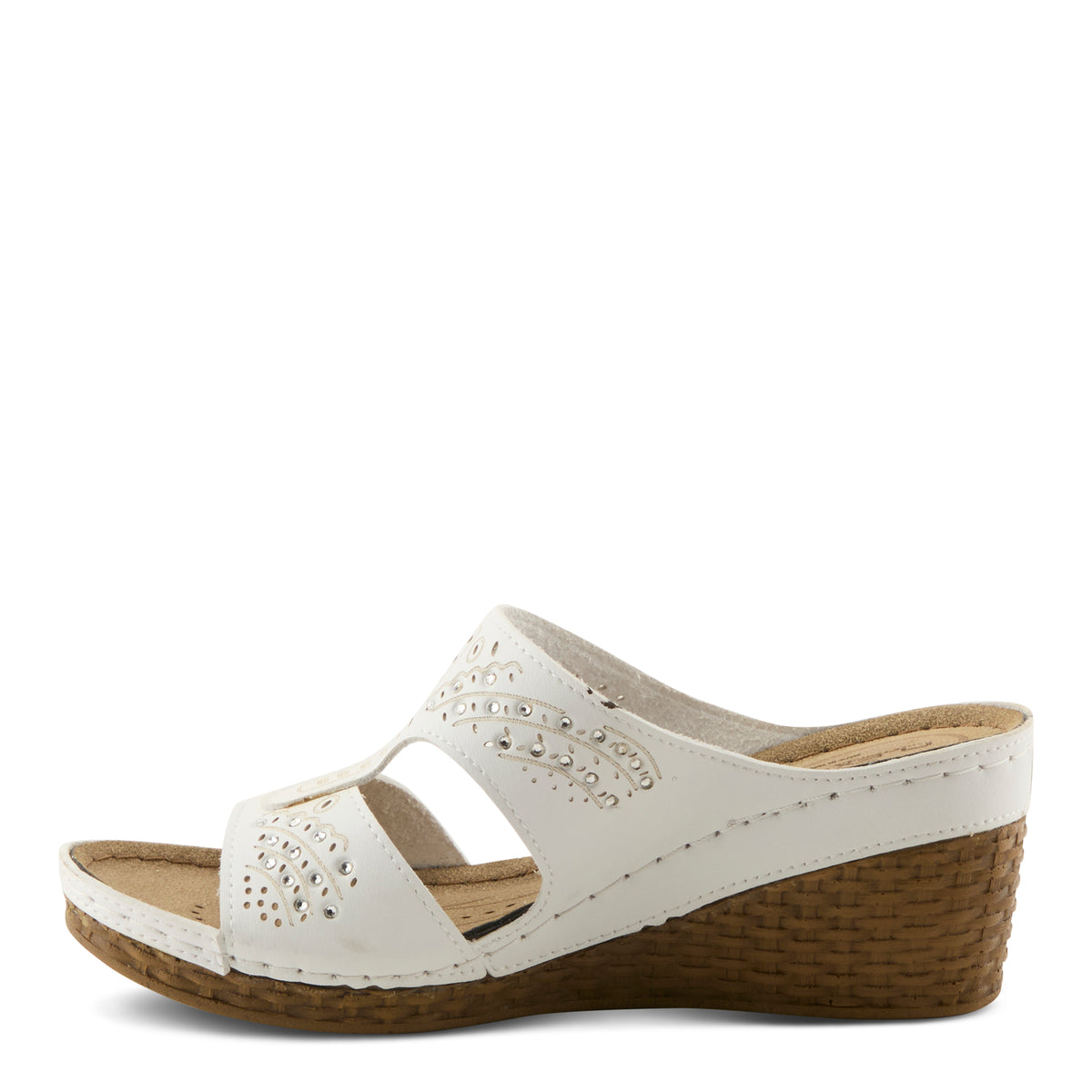 Flexus FLEXUS 9953 SANDAL sandal in white with flexible sole