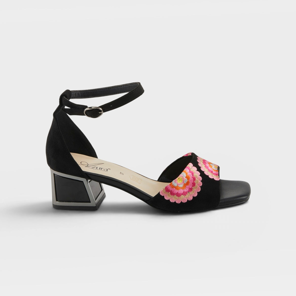 Azura Abeaute Black Multi Shoe