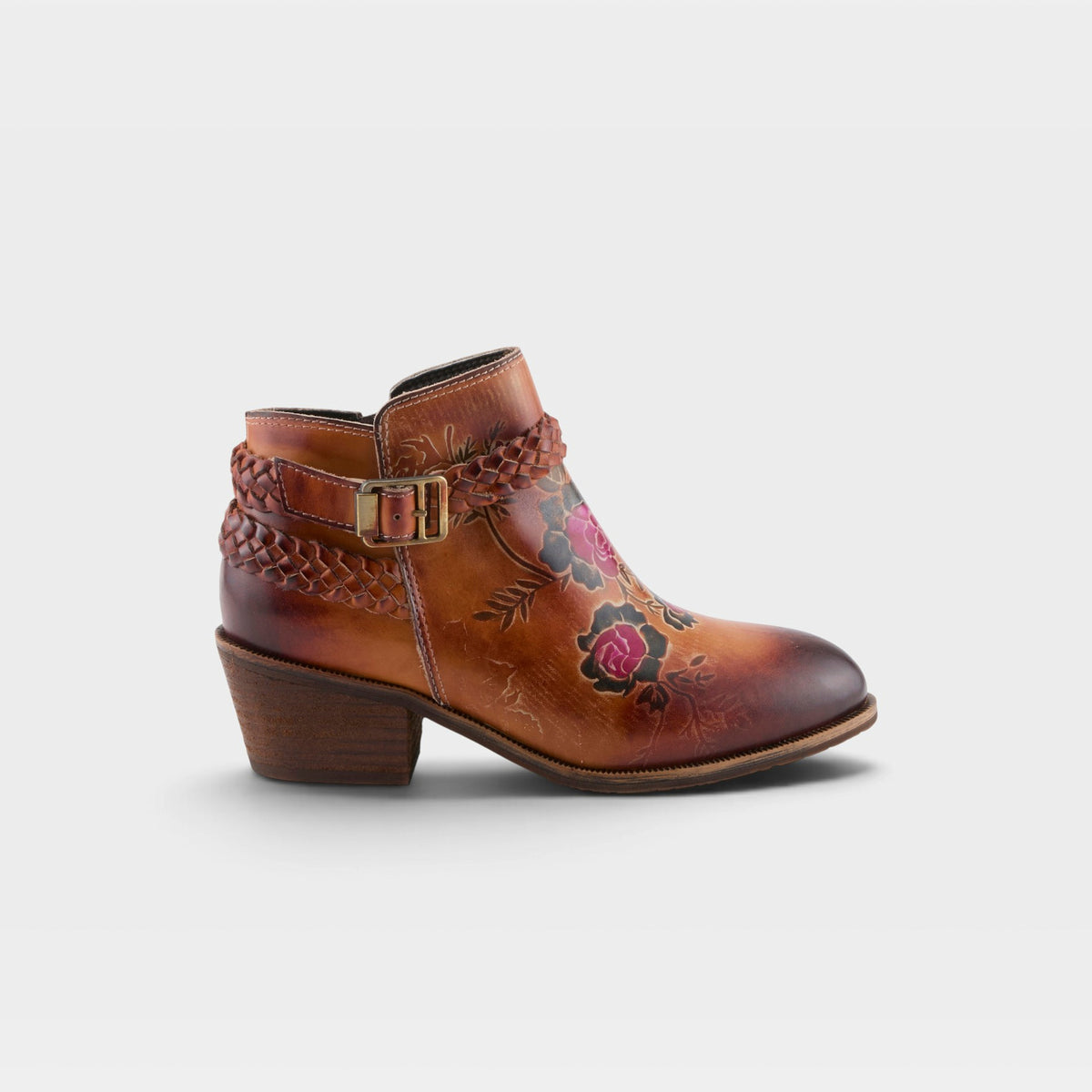 L'Artiste Across boots in Camel Multi, hero view