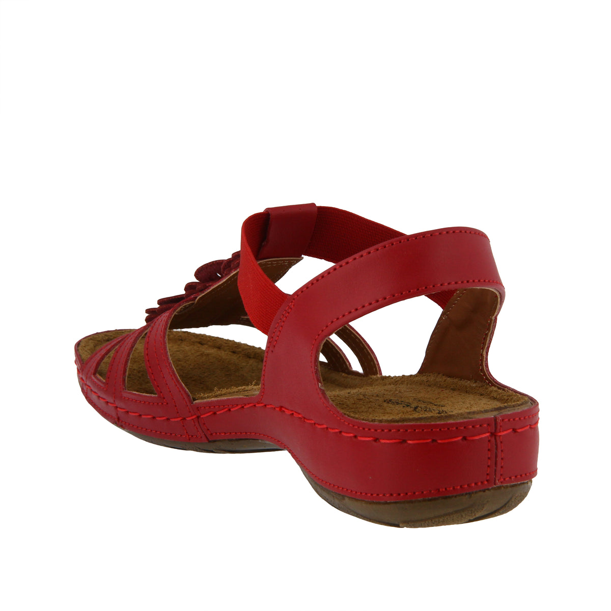 Flexus FLEXUS ADEDE SLINGBACK SANDAL sandal in red with flexible sole