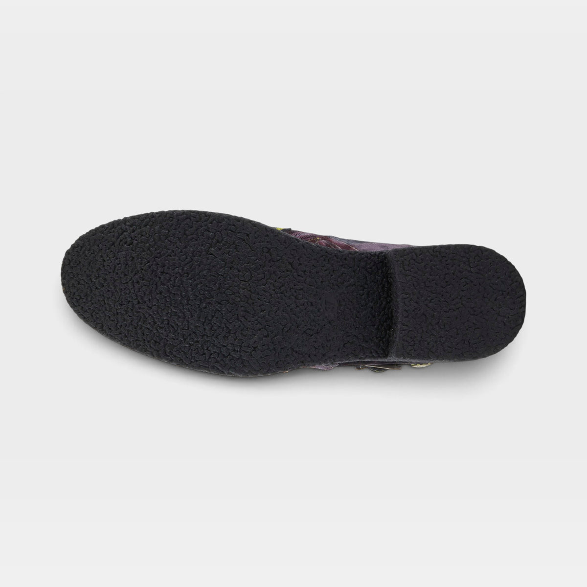 L'Artiste Airies boots in Black Metallic, outsole view