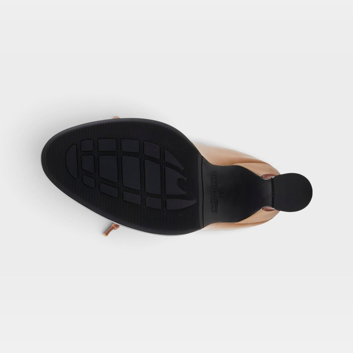 L'Artiste Alsehi shoes in Brown Multi, outsole view