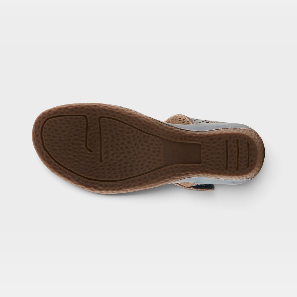 L'Artiste Americana shoes in Navy, outsole view