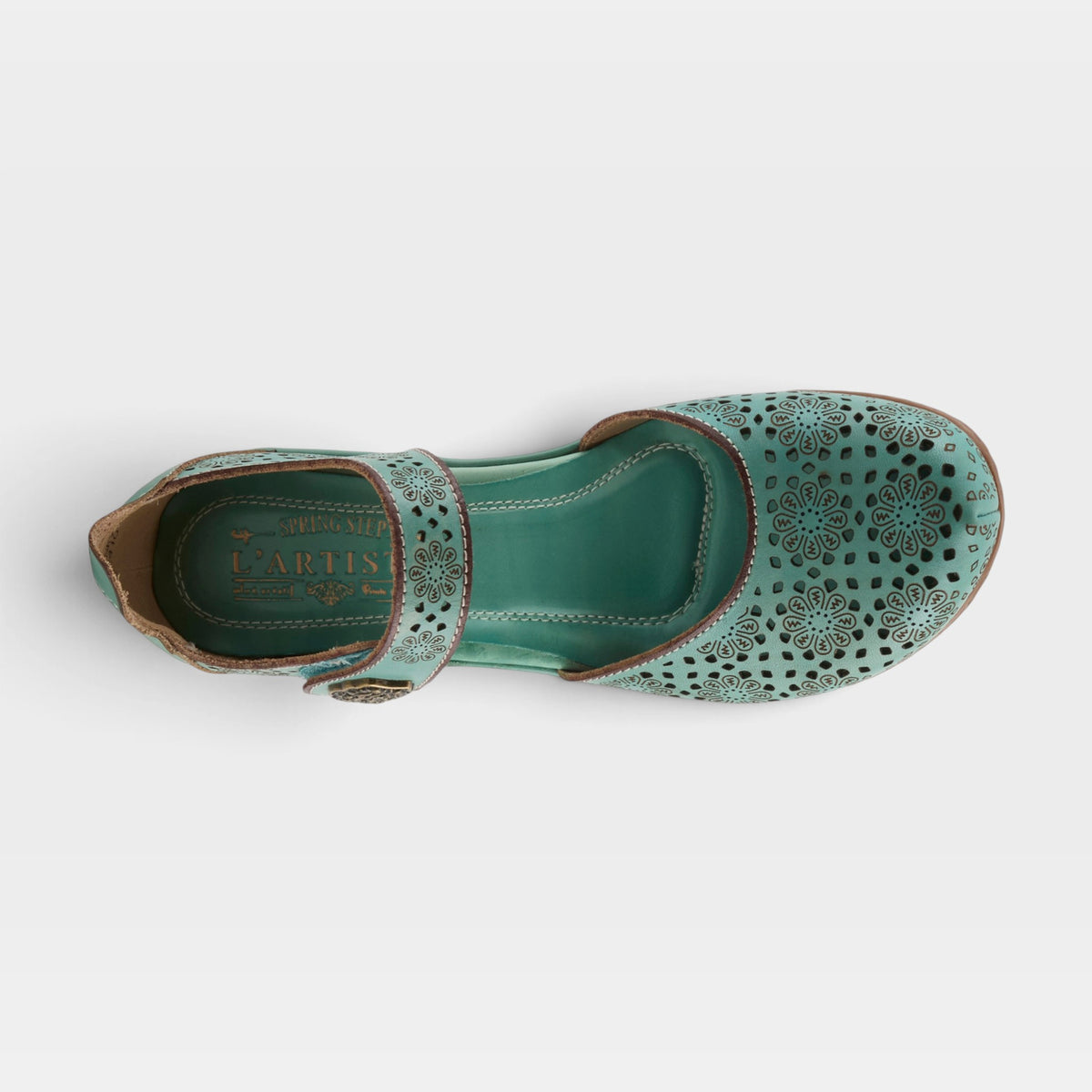 L'Artiste Americana shoes in Sky Blue, top view