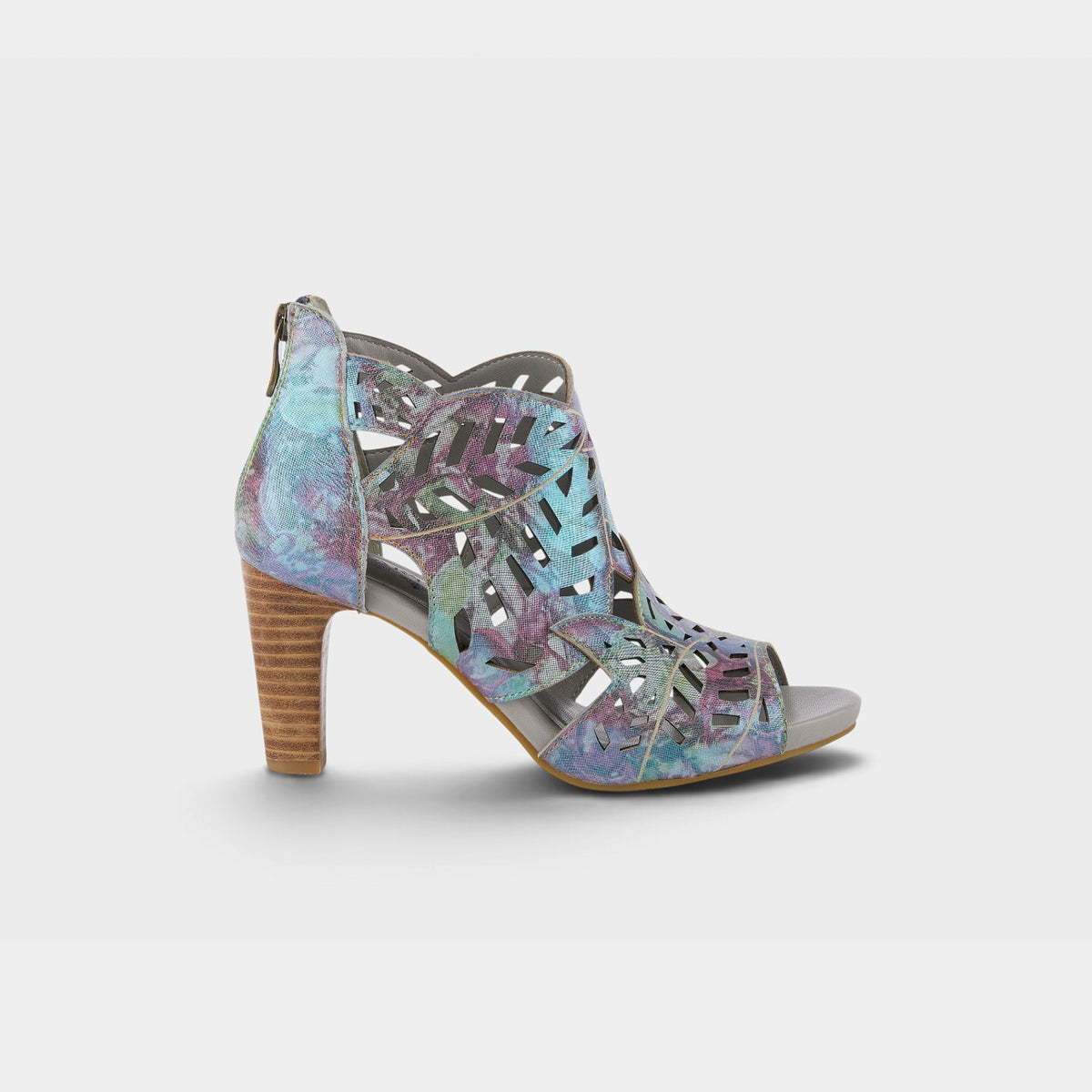 L'Artiste Amora sandals in Blue Multi, hero view