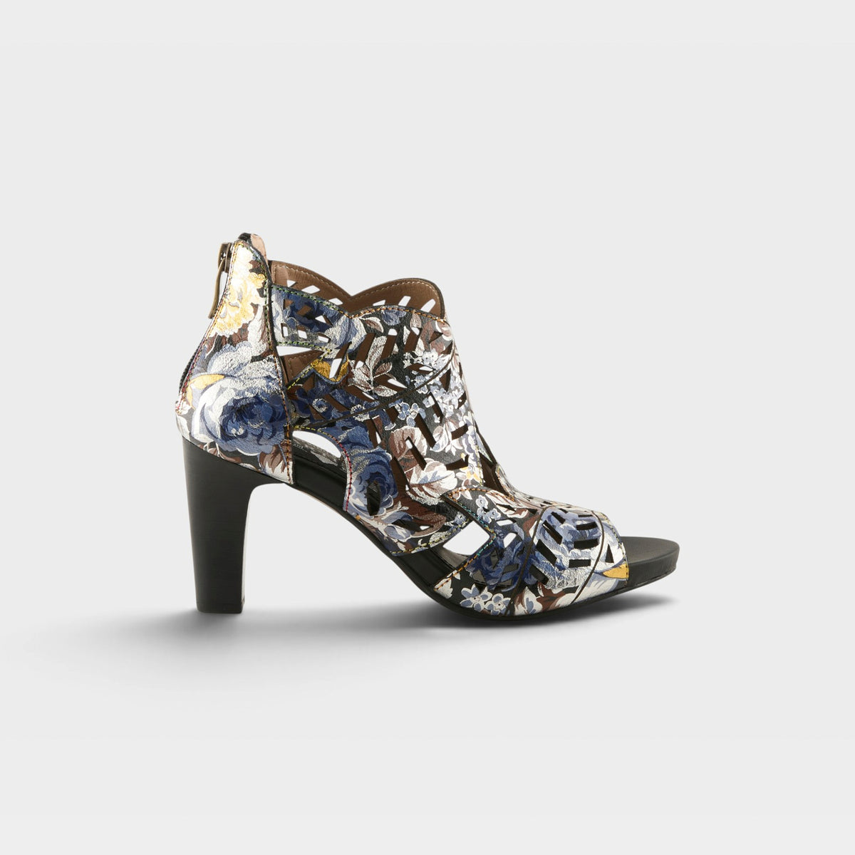 L'Artiste Amora sandals in Black Multi, hero view
