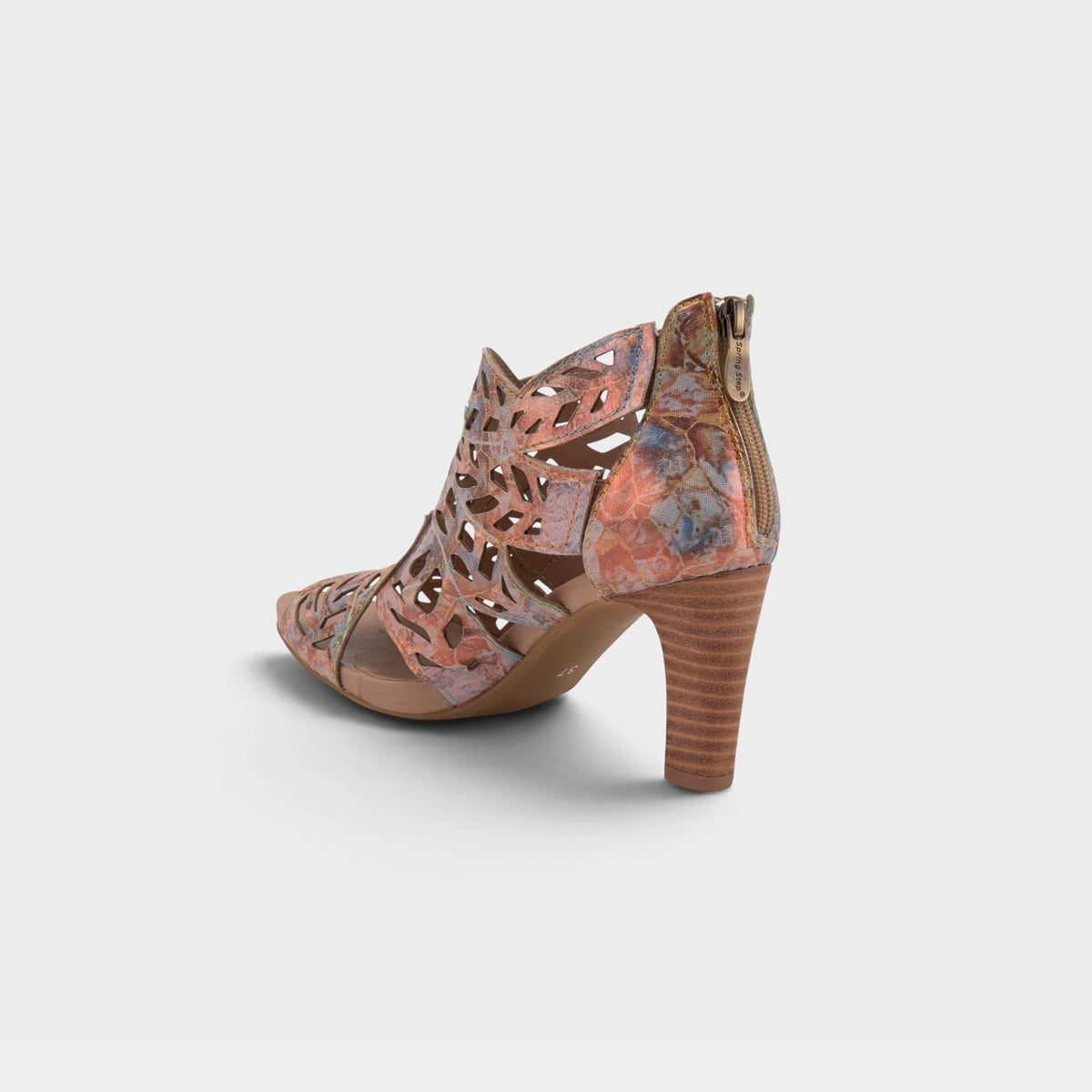 L'Artiste Amora sandals in Bronze Multi, alternate angle view