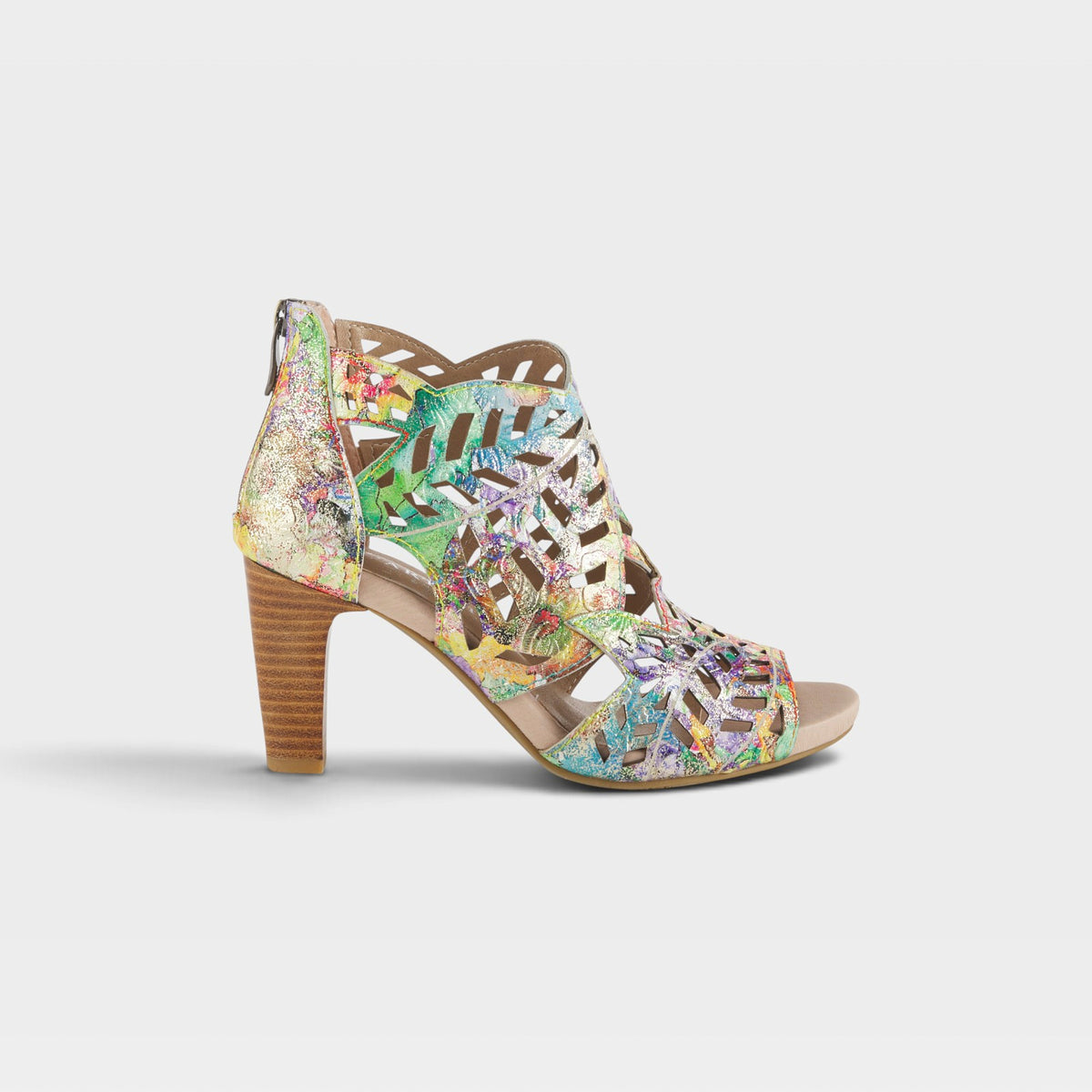 L'Artiste Amora sandals in Rainbow Multi, hero view