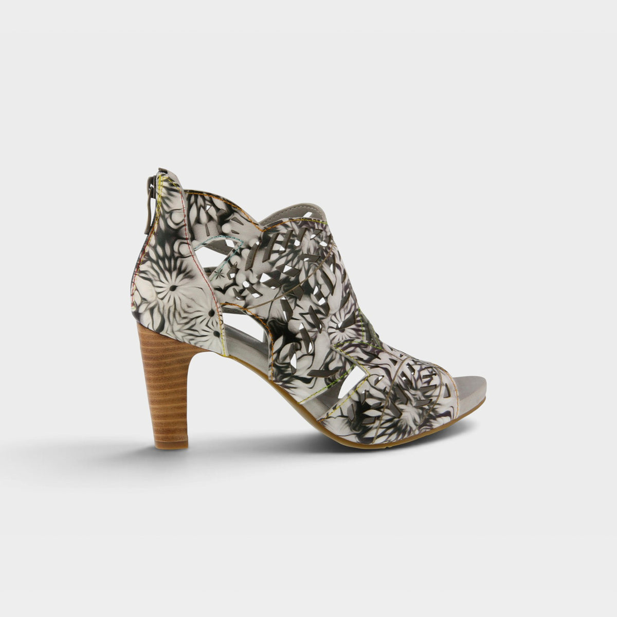 L'Artiste Amora sandals in White Multi, hero view