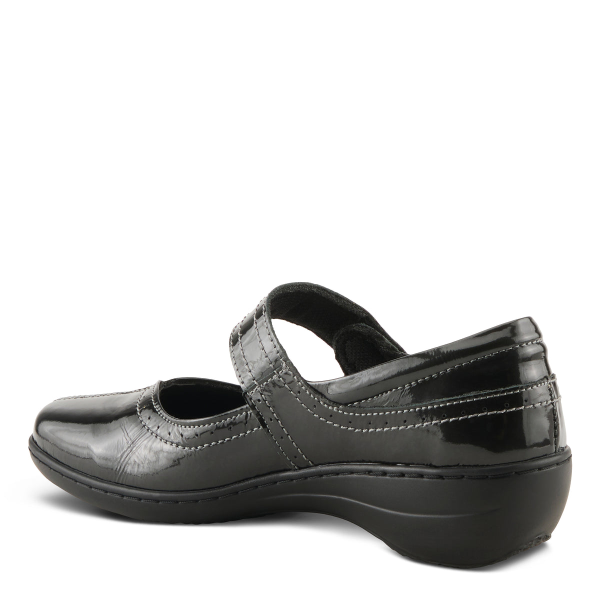 Spring Step SPRING STEP AMPARO SHOES shoe in black patent with comfortable everyday design