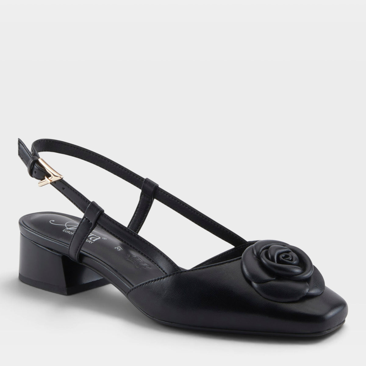 Azura Angelicish Black Shoe