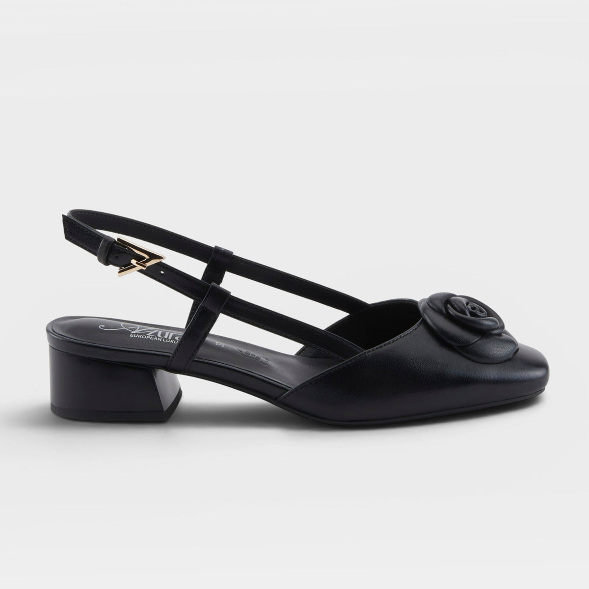Azura Angelicish Black Shoe
