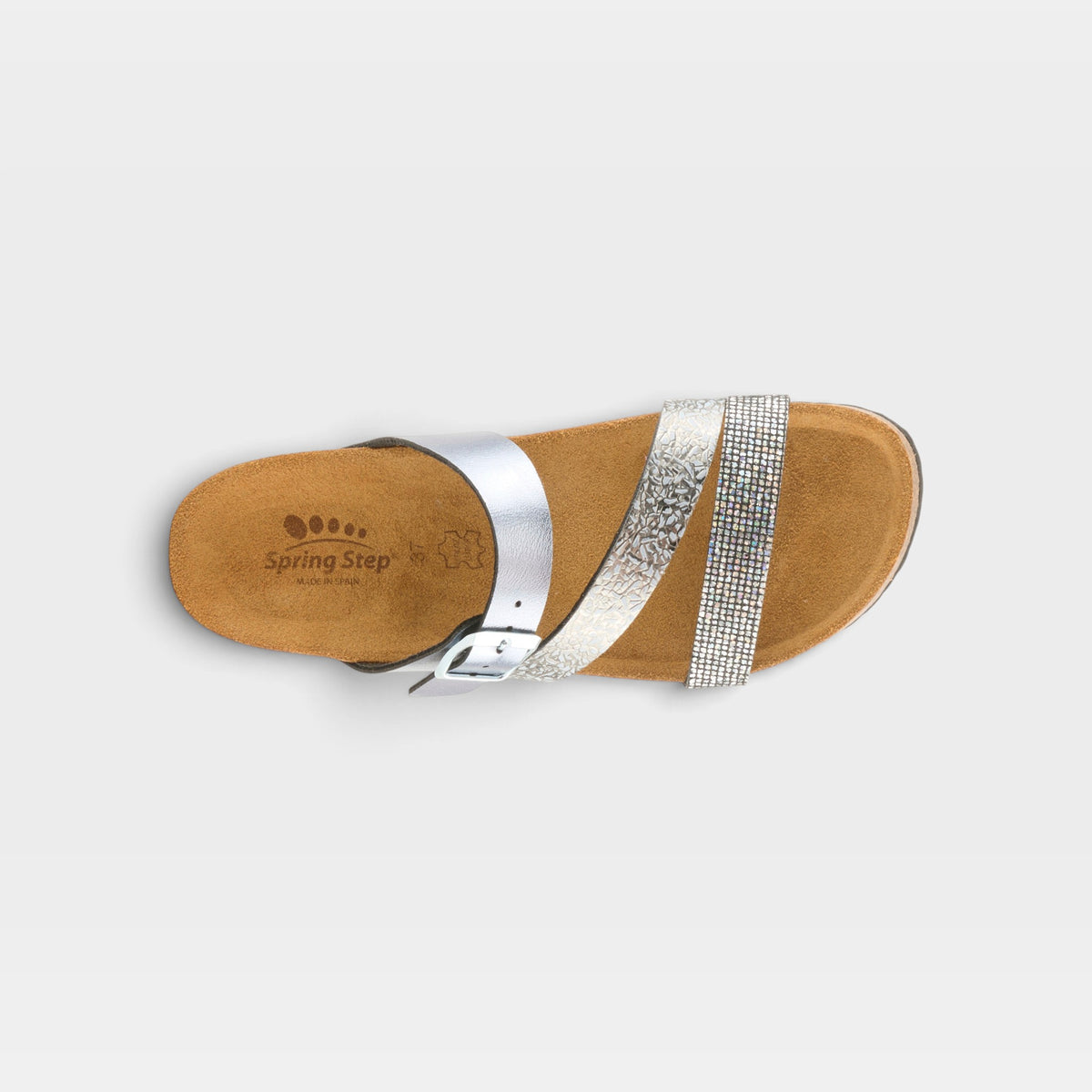 Spring Step Arenall Pewter Multi Sandal