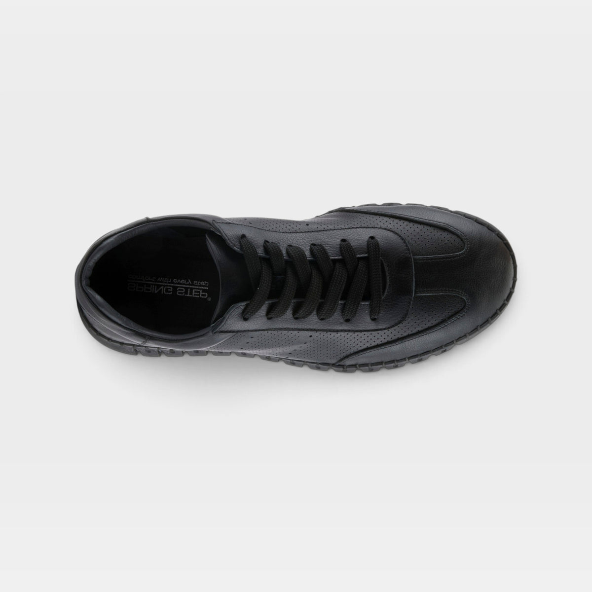 Spring Step Men Armado Black Sneaker