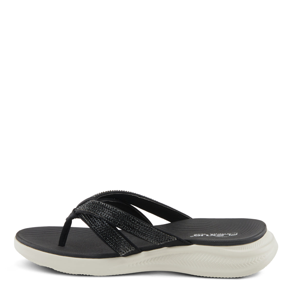 Flexus FLEXUS ASHINE SANDALS sandal in black with flexible sole