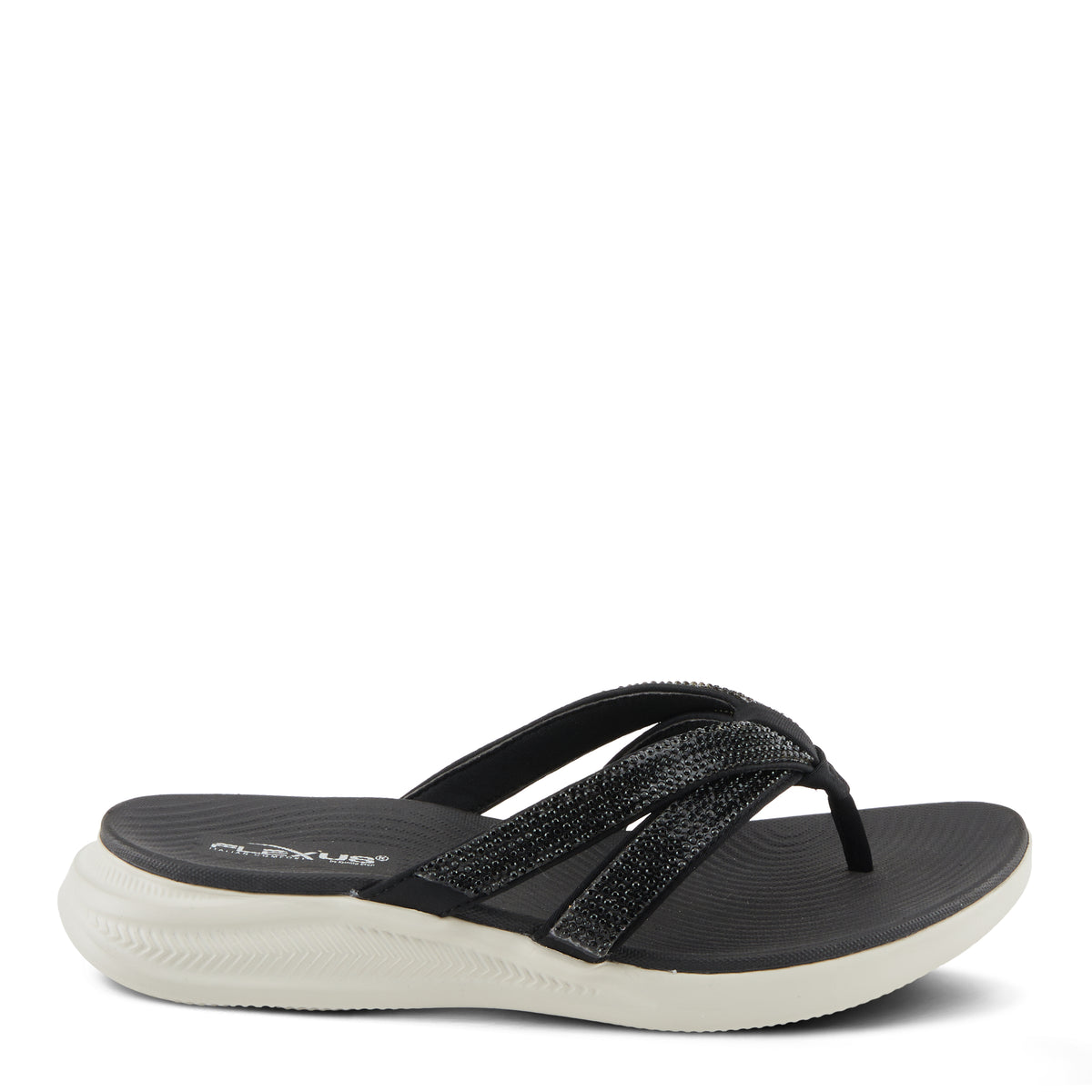 Flexus FLEXUS ASHINE SANDALS sandal in black with flexible sole