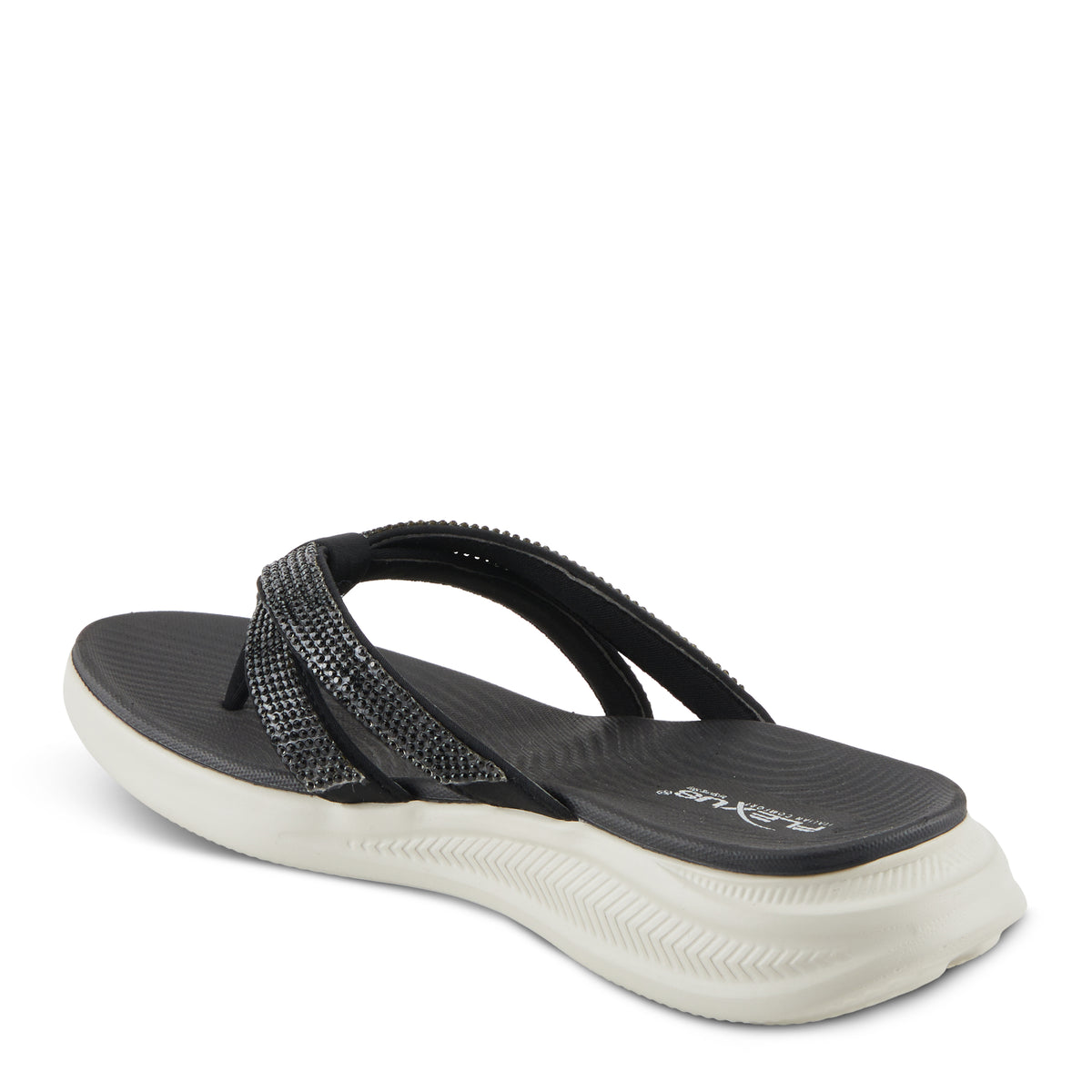 Flexus FLEXUS ASHINE SANDALS sandal in black with flexible sole