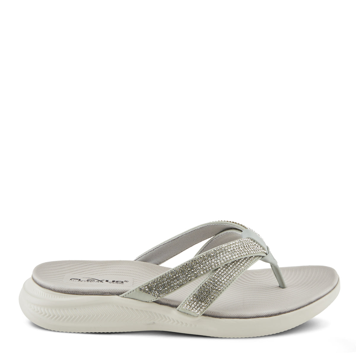 Flexus FLEXUS ASHINE SANDALS sandal in light grey with flexible sole