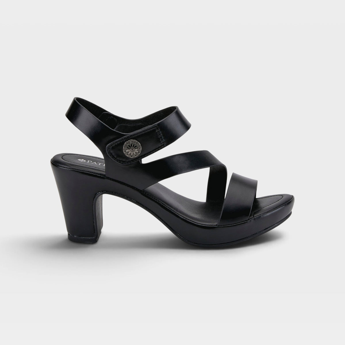 Patrizia Asymadade Black Sandal