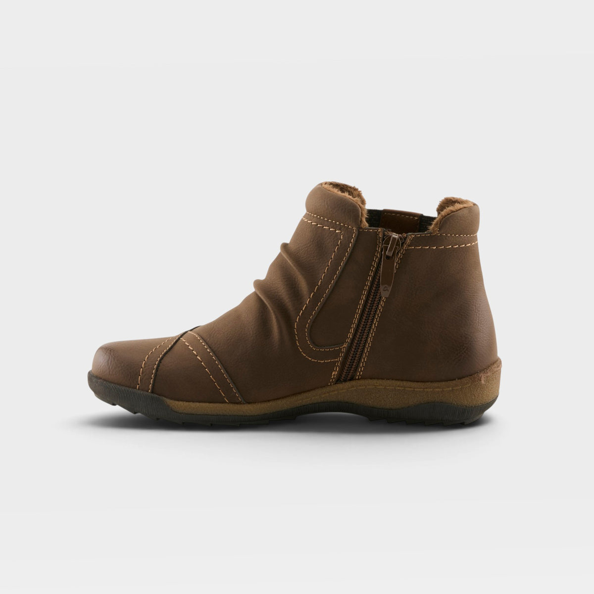 Spring Step Relife Atella Dark Brown Bootie