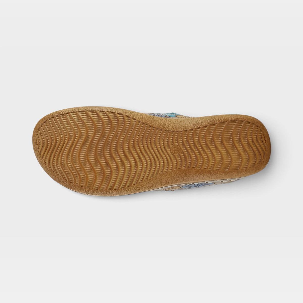 L'Artiste Augi clogs in Grey Multi, outsole view