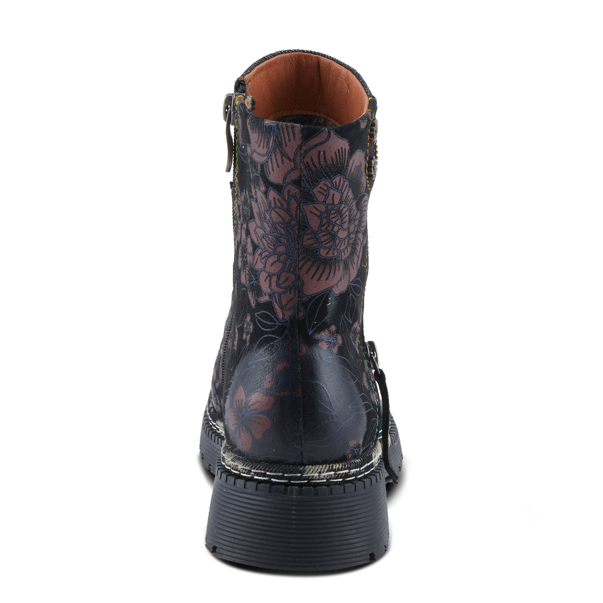 L'Artiste L'ARTISTE AVRILROSE BOOTS boot in black multi with handcrafted leather design