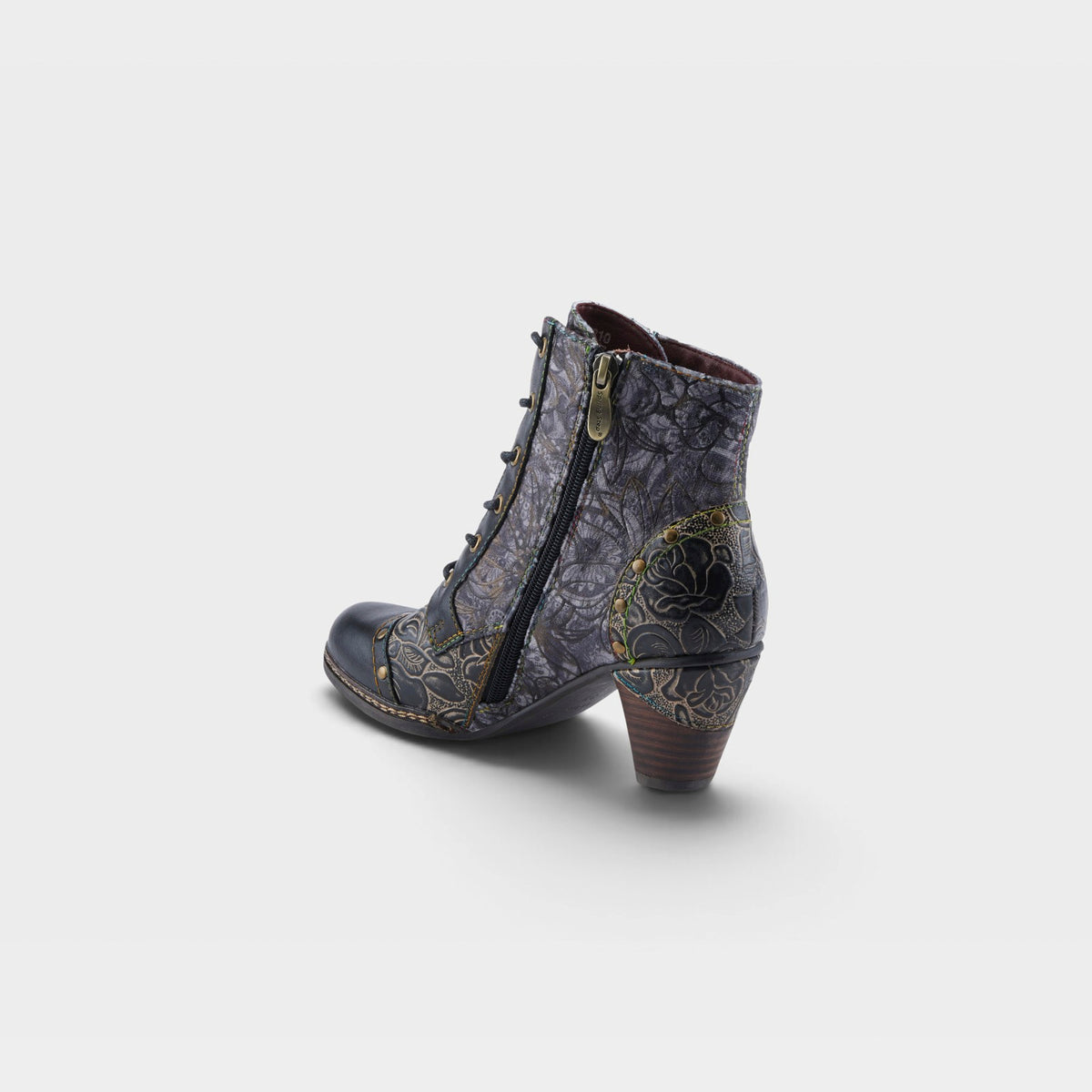 L'Artiste Avyanna boots in Black Multi, alternate angle view