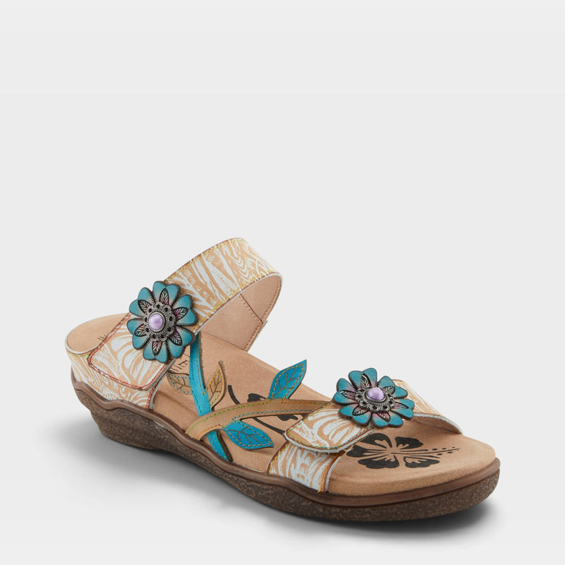 L'ARTISTE AYMEE SLIDE SANDALS