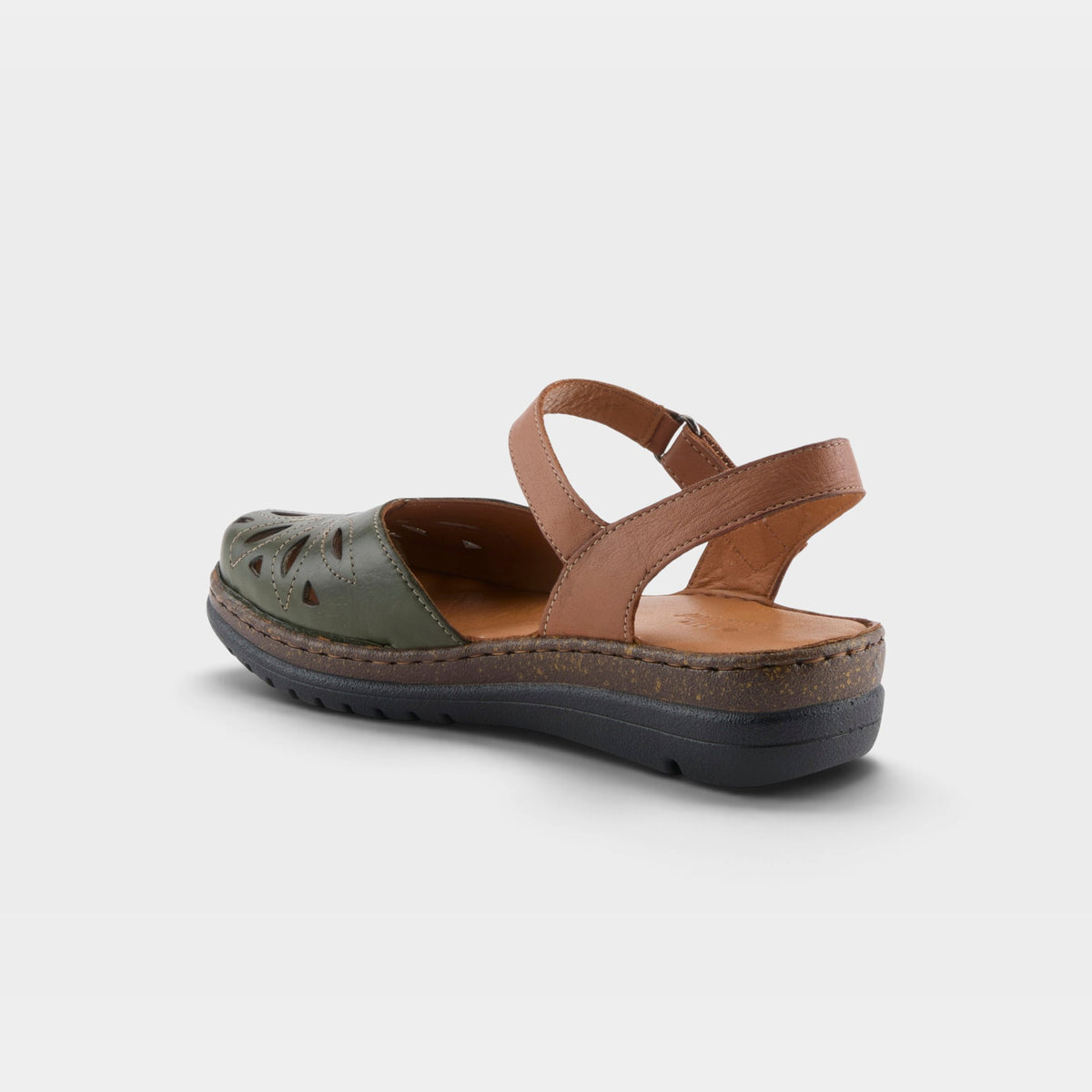 Spring Step Azmira Olive Multi Shoe