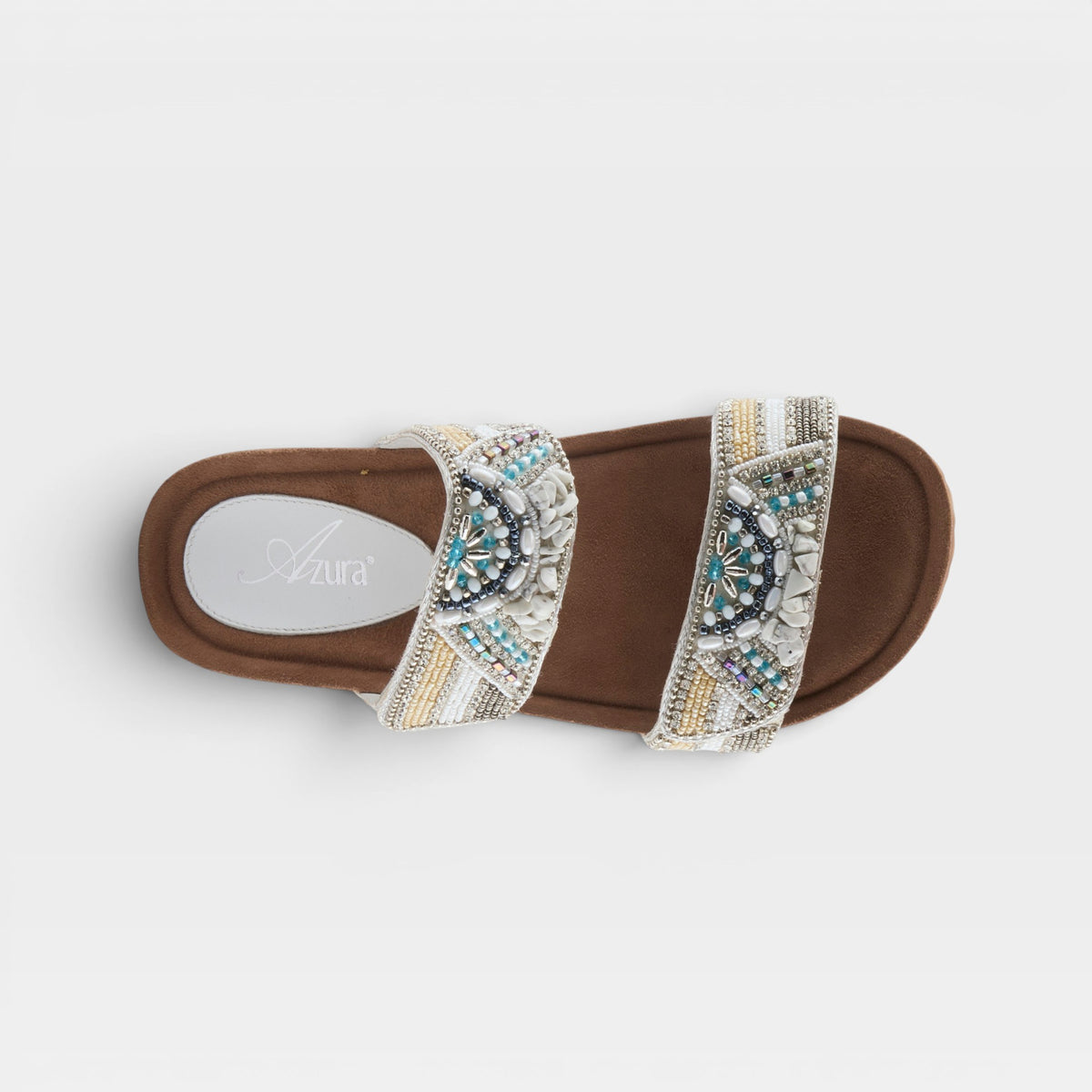 Azura Bahamian White Multi Sandal
