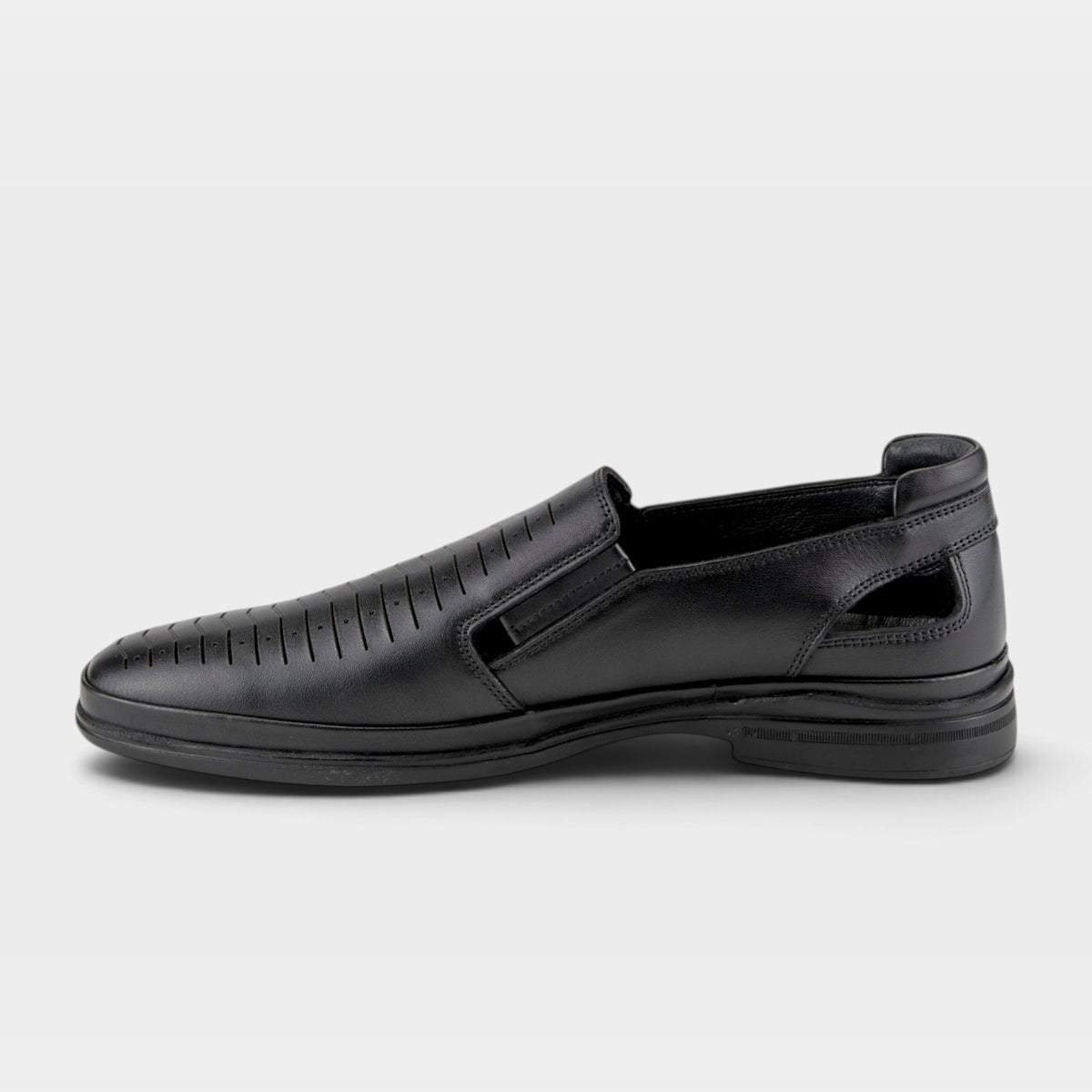 Spring Step Men Bane Black Shoe