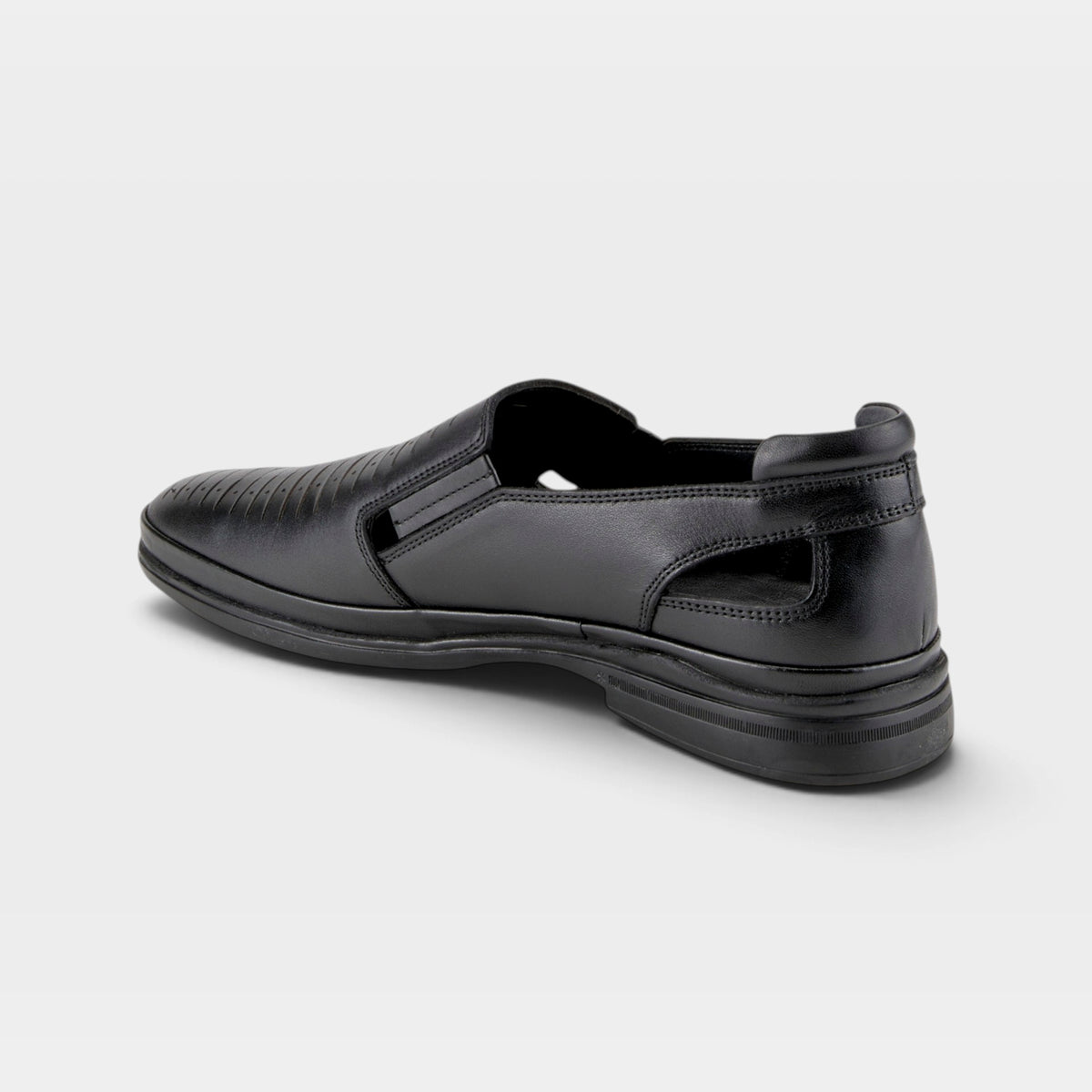 Spring Step Men Bane Black Shoe