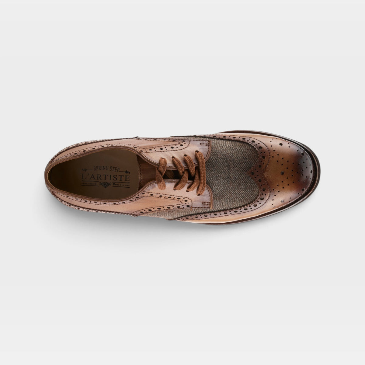 L'Artiste Men Beaufort Camel Oxford Shoe