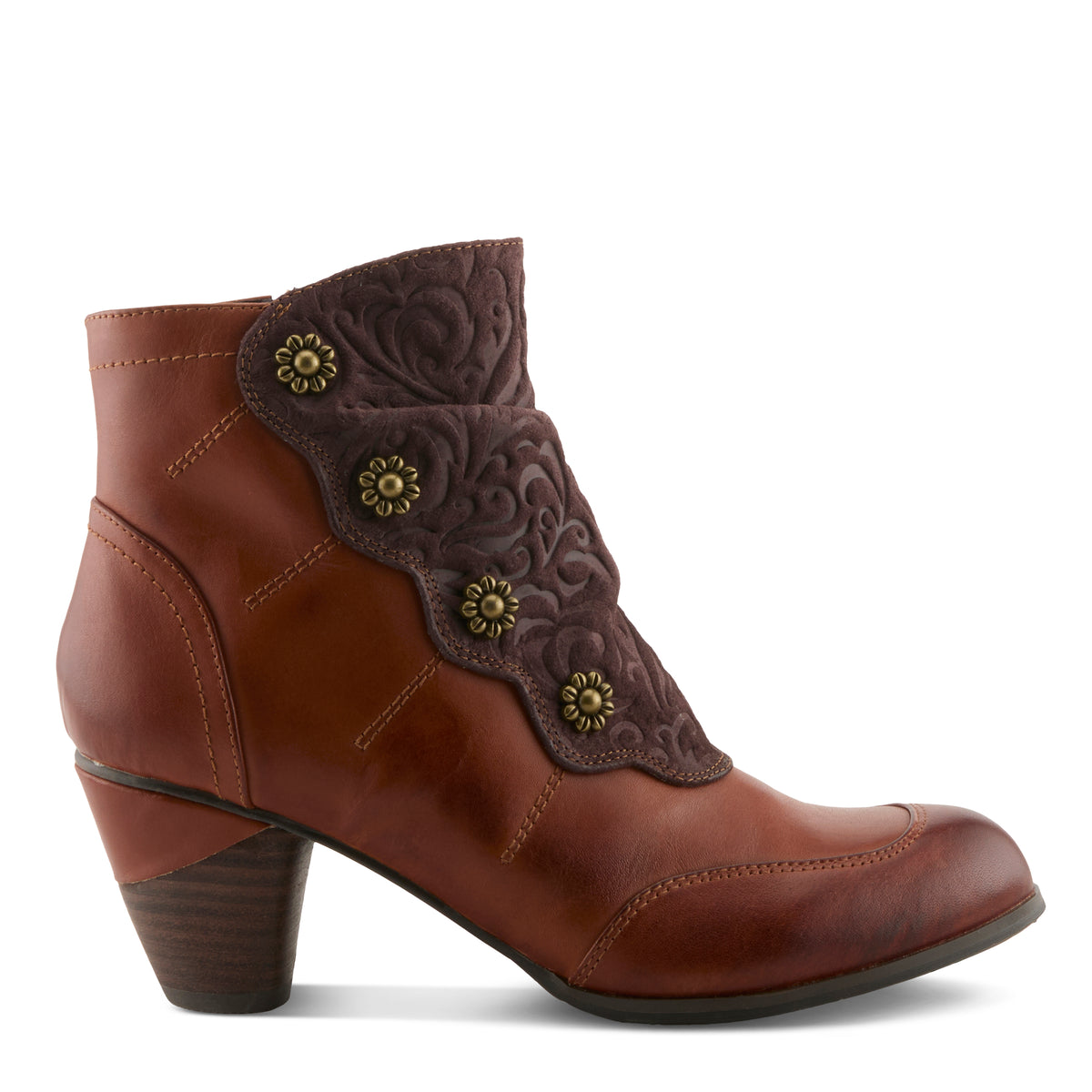 L'Artiste Belgard boots in Brown, hero view