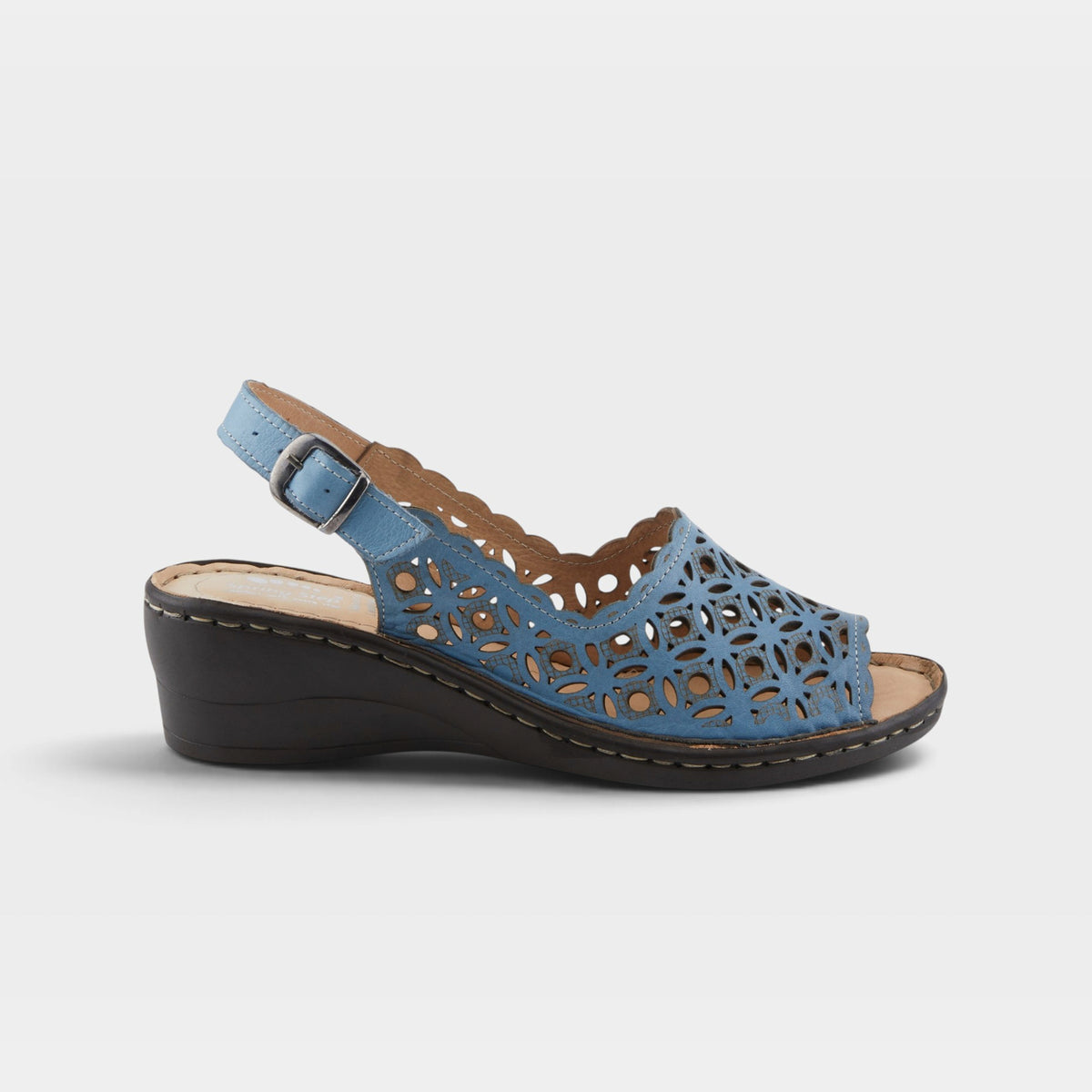 Spring Step Belizana Blue Sandal