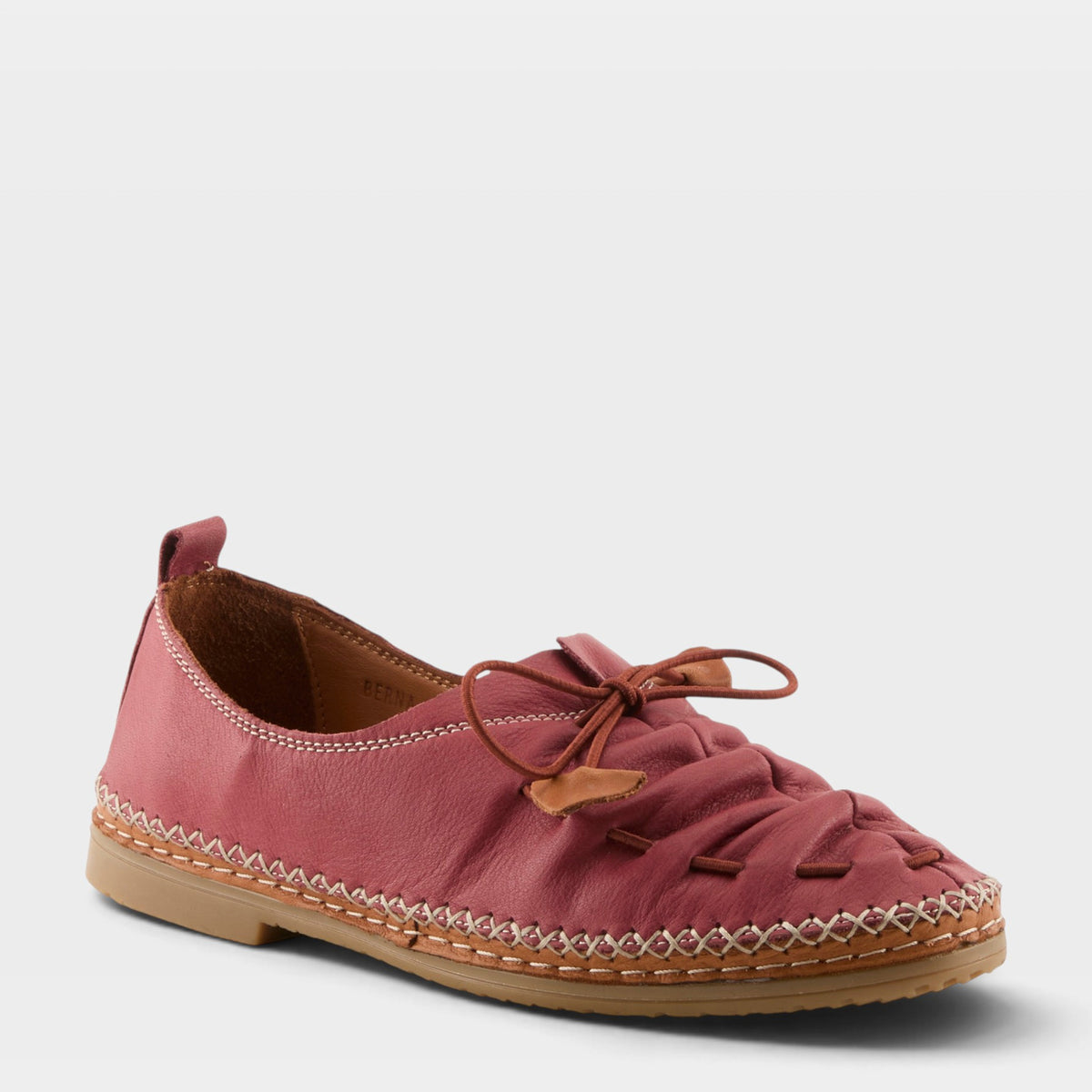 Spring Step Berna Shoes in Bordeaux, front view