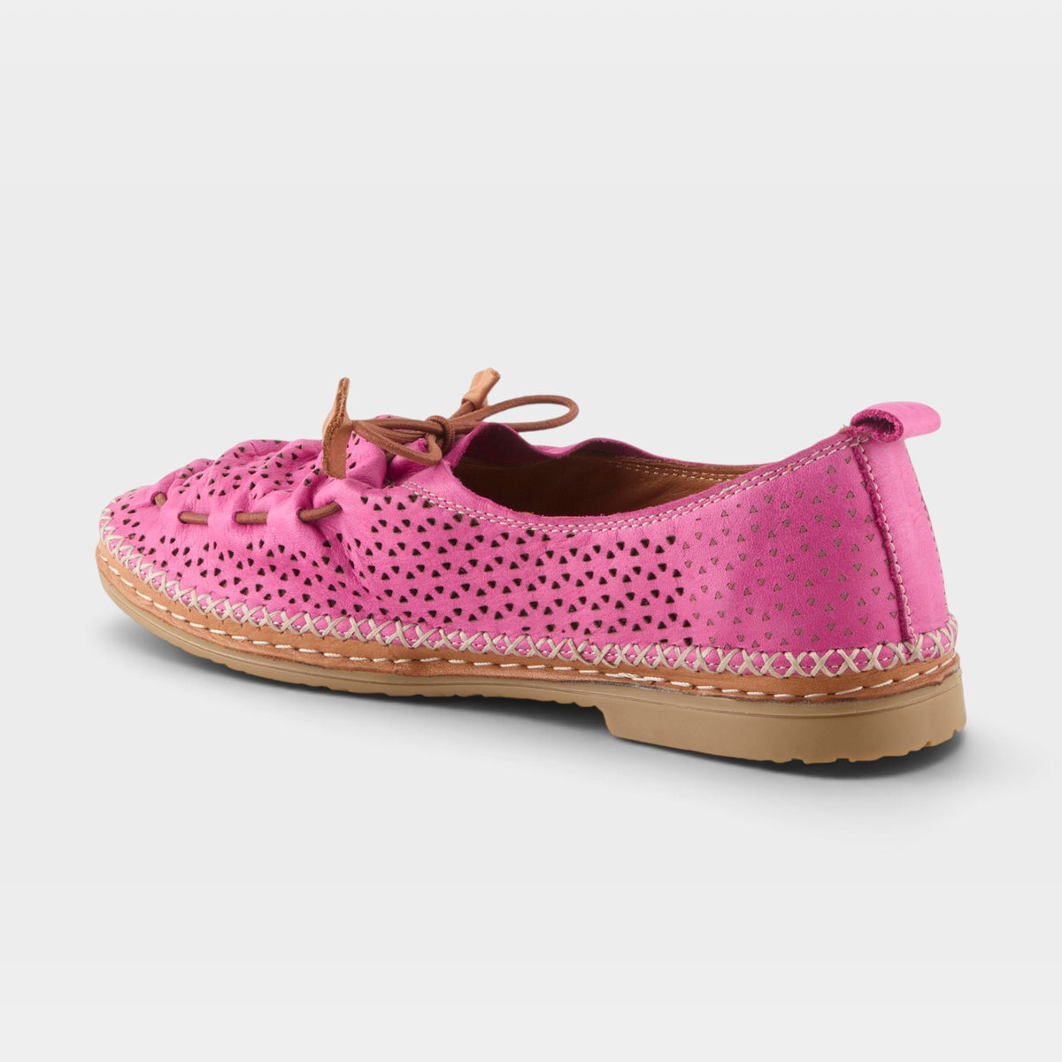 Spring Step Berna-Perf Hot Pink Slip-on Shoe