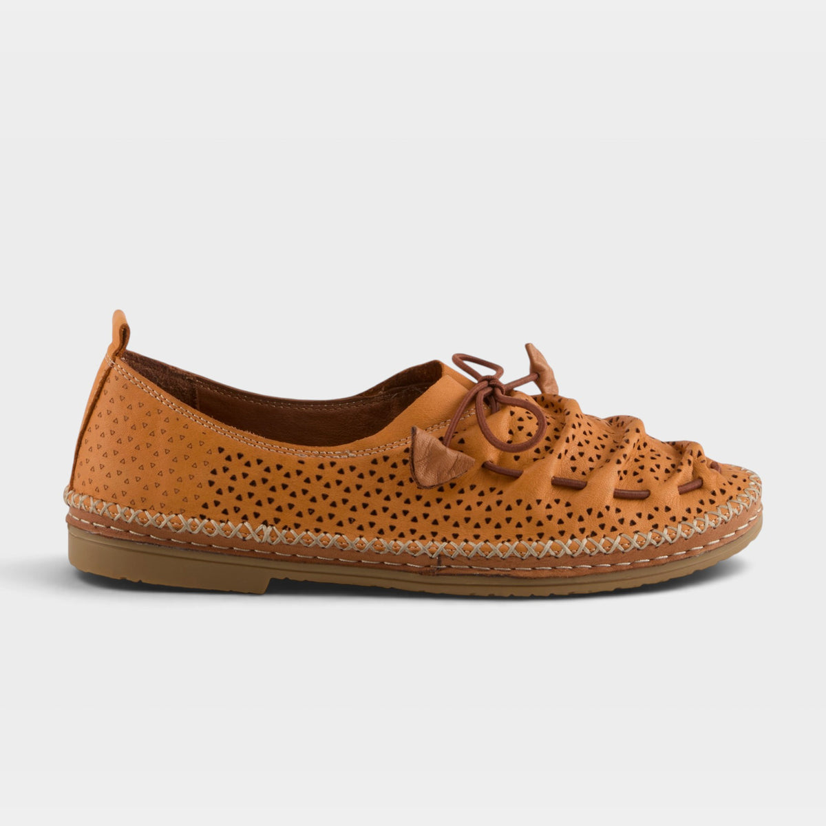 Spring Step Berna-Perf Orange Slip-on Shoe