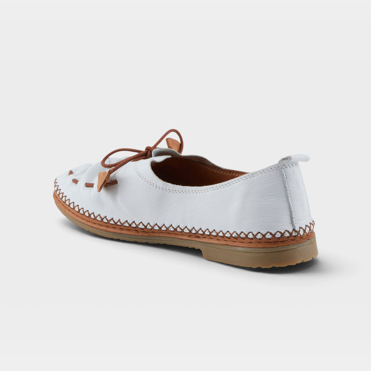 Spring Step Berna White Shoe
