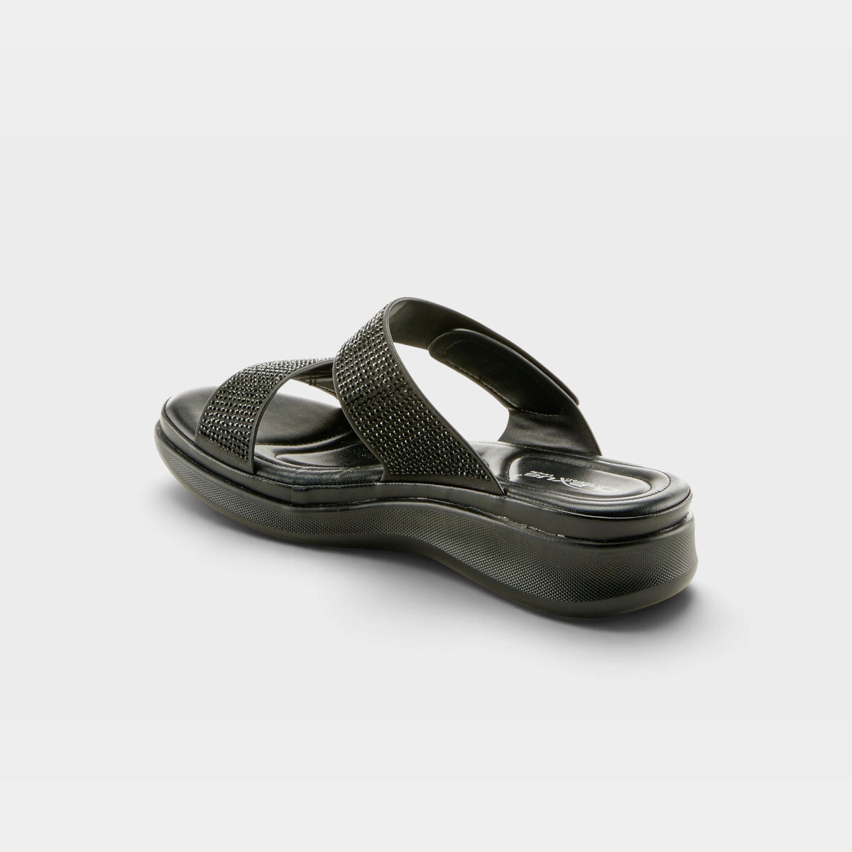 Flexus – Bling – Black – Slide Sandal