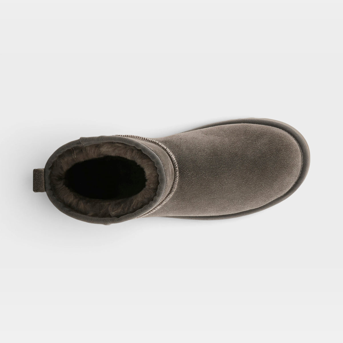L'Artiste Brandai boots in Grey Multi Suede, top view
