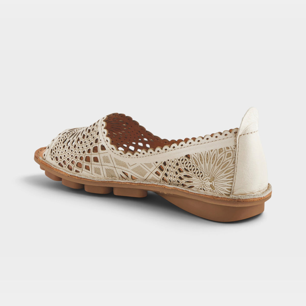 Spring Step Brandal Light Grey Slip-on Shoe